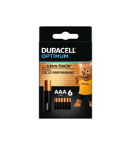 Duracell Optimum İnce Kalem 6'lı AAA 5015594