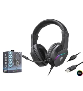Kulaklik Usb Rgb - Si̇yah G888