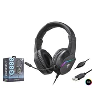 Kulaklik Usb Rgb - Si̇yah G888