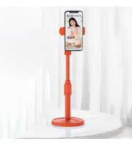 Tablet Telefon Standı Masa Üstü Plastik Turuncu Telefon Tutucu