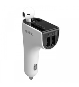 S-LINK S-link SL-BT245 5V 3.1A / 5V 1A Bluetooth Kulaklık ve TF+USB Fm Transmitter