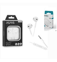 Auris HF03 3.5mm Jack Konektörlü Kablolu Kulaklık + Syrox DT22T-A Type-C Kulaklık Çevirici & Dönüştürücü Aparatı 3.5mm Jack (Siyah)