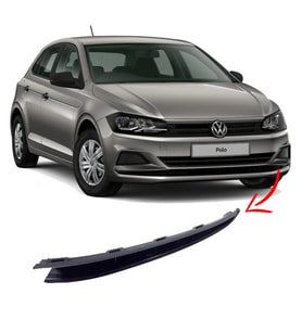 Volkswagen Polo 2018 - 2021 Tampon Alt Süs Çıtası Sol - 2G0853677B