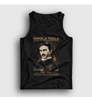 Presmono Unisex Siyah Inventor Scientist Nikola Tesla Atlet 335078tt