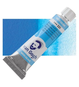 Talens Van Gogh 10 ml. Tüp Sulu Boya 535 Cerulean Blue (Phthalo) 