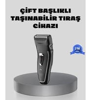 Erkek Tıraş Makinesi Kablosuz Kuru Tıraş Folyo Başlık Yıkanabilir Gövde