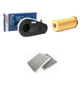 Bosch Filtre Bakım Seti BMW 7 SERİSİ 730 Dizel 2008-2015 245 Beygir Hava + Yağ F. + Polen Filtre Bosch