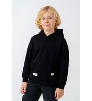 Erkek Çocuk Basic Kalın 3 İplik Kışlık Okul Sweat Ak5315 (Siyah)