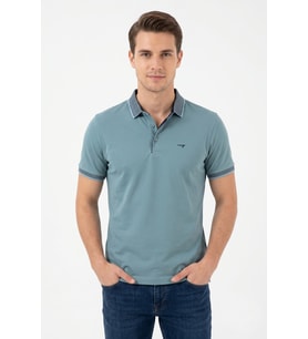 Erkek Polo Yaka Kısa Kollu Tişört Regular Kalıp T3000 BGL-ST05555
