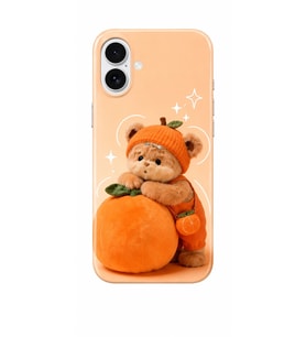 iPhone 16 Tiny Bear Collection Çift Katmanlı Essential Tough Telefon Kılıfı