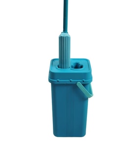 Geseus Motek Soft Mop Mikrofiber Cam,Parke Islak Zemin Temizlik Seti Çift Hazneli Yıka Sık Temizle-MT23
