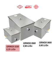 GRINOX 42 Lt Paslanmaz Yağ Ayırıcı Lamella Seperatör Teknolojisi (Gümüş Gri)