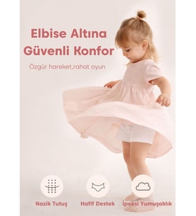 Organik Maco 2'li Şort Pembe