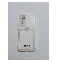 XM Mİ 12 Şeffaf Kartlıklı Kılıf Modeli