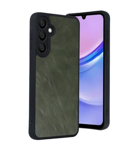 Samsung Galaxy A57 5g Aras Deri Kapak - Yeşil