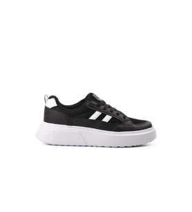 Walkway Deren-G Siyah-Beyaz Kadın Sneaker (Siyah - Beyaz)