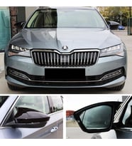 Skoda SuperB B8 Batman Yarasa Ayna Kapağı Piona Black ABS 2015 2016 2017 2018 2019 2020 2021