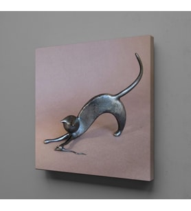 KEDİ KANVAS TABLO 200x200cm