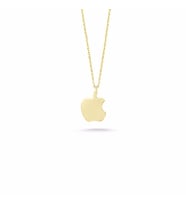 14k Sade Altın Apple Kolye