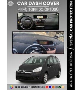 CITROEN C4 PICASSO / GRAND PICASSO (2006-2013) Torpido Örtüsü Ön Göğüs Koruma Araca Özel
