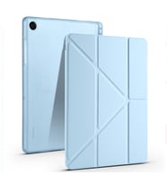 Fuchsia Galaxy Tab A11 Plus ile Uyumlu Kalem Bölmeli Tri Folding Kılıf