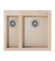 TEKA FORSQUARE 590 TG AVENA BEİGE ÇİFT HAZNELİ FLUSH TEGRANİT EVYE 115260021