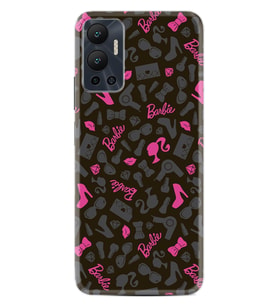 Infınix Hot 12 Kılıf Resimli Desenli Baskılı Silikon Barbie and Shoes 1413