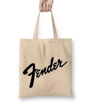 Fender Music Bass Guitar Logo Bez Çanta Uzun Saplı