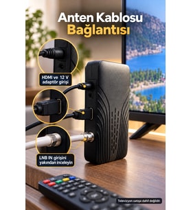 Mey İthalat® USB 2.0 Girişli HD Uydu Alıcısı