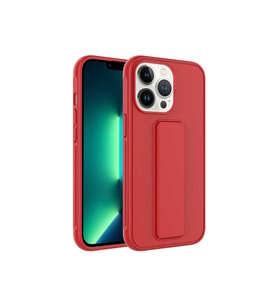 Apple iPhone 14 Pro Uyumlu Kılıf Zore Qstand Kapak (Kırmızı)
