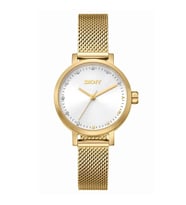 DKNY DK1L037M0035 ALTIN KAPLAMA HASIR KORDON KADIN KOL SAATİ