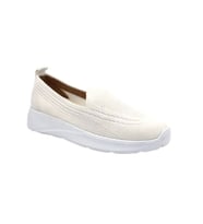Beyaz (Filinta Moda) Poli Hafif Taban Dokuma Günlük Kadın Comfort Ayakkabı BEYAZ
