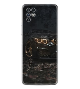 Infinix Note 10 Kılıf Silikon Desen Özel Seri Black Car 1768
