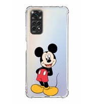 Xiaomi Redmi Note 11 Kamera ve Köşe Korumalı  Antishock Kapak Mickey Mouse Tasarımlı Şeffaf Kılıf