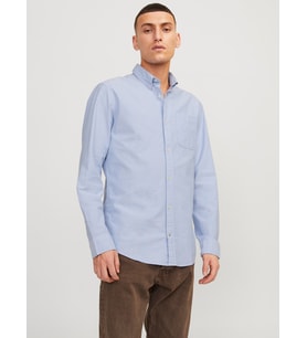 JACK JONES Erkek Pamuklu Uzun Kol Gömlek 12182486