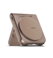 MagDuo 2in1 Katlanabilir 15W Telefon ve 2.5W Saat Masaüstü Hızlı Şarj Standı - Gold
