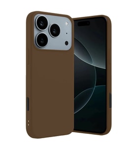Apple İphone 17 Pro Max First Silikon - Kahverengi