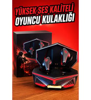 Yeni Nesil Oyuncu Kulaklığı Gürültü Önleyici Uzun Pil Ömrü Bluetooth Bağlantılı