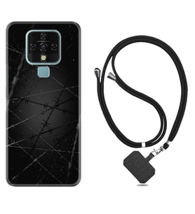 Tecno Camon 16 18P Pova Kılıf Boyun Askılı Silikon Dikenli Tel 1779
