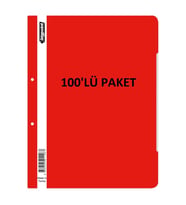 Bigpoint Telli Dosya Kırmızı x 100 Adet