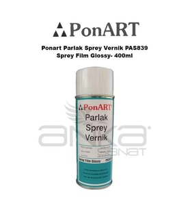 Ponart Parlak Sprey Vernik PAS839 -Sprey Film Glossy- 400ml