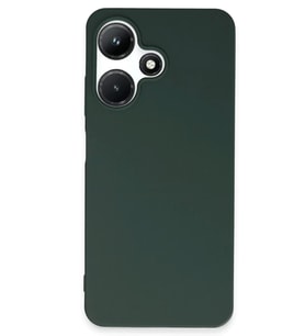 Newface İnfinix Hot 30i Kılıf First Silikon - Koyu Yeşil