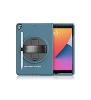 Apple İpad 10.2 (7.nesil) Kılıf Hand Strap Tablet Kılıfı - Turkuaz
