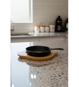 Bambum Pade - Yuvarlak Sahan 12 cm Bambu Altlık