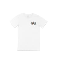 Vikingler Cep Logo Tasarımlı Beyaz Tişört