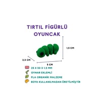 Tırtıl Figür - 3D Böcek Temalı Mini Oyuncak