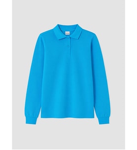 LCW Kids Turkuaz Polo Yaka Kız Çocuk Pike Tişört