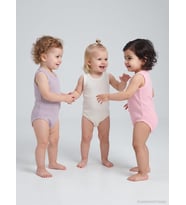 Minidamla Askılı Basic 3'lü set 1-18 Ay Çıtçıtlı Badi - Mavi