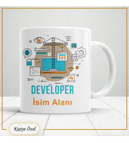 Developer’lara Özel İsim Yazılabilir Kupa Bardak – Yazılımcılara Özel Meslek Temalı Hediye-105