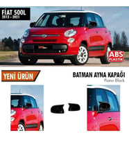 Fiat 500 L Yarasa Ayna Kapağı Batman Parlak Siyah Piano Black